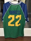 Brazil Soccer Jersey Shirt Men s Green Yellow Futbol Fan Tee Number 22 Game Day