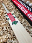 English Willow Cricket Bat Thick Edges Grade 1 Full Size Short Handle Natured