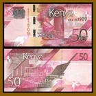 Kenya 50 100 200 500 1000  1 000  Shillings  5 Pcs Set   2019 P-new Unc