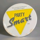 Vintage Round Novelty Pinback Button Beer Drinkers Of America Party Smart Dd Pin