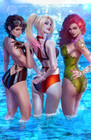  signed  G norts Swimsuit Edition  1  dc Sirens  Art Print 11x17  Ariel Diaz