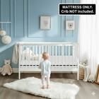 5 5  Crib Toddler Mattress Dual Sided Memory Foam Breathable Washable - Mattress