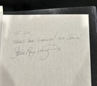 Stevie Ray Vaughan Autograph  Jsa And Ticket To Last Concert Played 