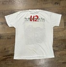 Vintage 1985 U2 The Unforgettable Fire Tour Original T-shirt Large White 80s