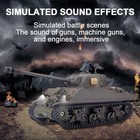 Sherman M4a3 Usa Tank 1 16 Rc Panzer Smoke Recoil Bb Ir Basic Henglong 3898-1b