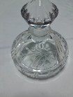 Vtg Cut Glass Perfume Decanter
