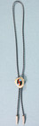 Vtg Lot 3 Antler Bolo Ties Multi-stone  Silver Half Dollar  Turquoise