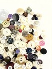 Antique Vintage Lot Various Types Of Buttons Dyed Many Hand Carved Multicolored