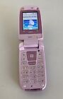 Vintage Y2k Sprint Sanyo Scp-3200 Pink Flip Phone Complete With Box charger