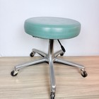 Vtg 2000 5 Arm Green Swivel Air Lift Exam Doctor Dental Medical Lab Stool Chair