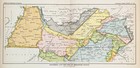 1899  Tennessee Map Original - Ceded Indian Lands - Native American  13x6 
