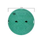 10 In  Round Irrigation Ground Valve Box Lid