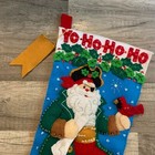 Very Rare Christmas Stocking  Finished Bucilla Kit  Pirate Santa 86183