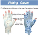 Riverruns Fingerless Uv Fishing Gloves For Men   Women     Outdoor Sports Use