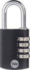Liquidation Sale  Yale 36 Pack 4 Digit Combination Lock Waterproof Padlock New