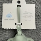 Cloud Island Silicone Pacifier Case Green Star Shape Baby Dishwasher Safe New