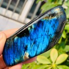 134g Natural Gorgeous Labradorite Quartz Crystal Stone Specimen Healing