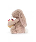 Bashful Birthday Cake Beige Rabbit  Stuffed Animal -with Dust Bag