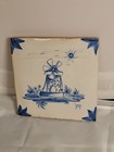 17th  18th  Century Delft Tile  Earthenware 8  Beautiful Hand Painted Signed 