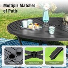 7 Piece Outdoor Dining Set Garden Table And Chairs Patio Furniture Set For Lawn