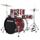 Ludwig Lc190 Accent Fuse 5-piece Complete Drum Set  Red Sparkle