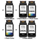 Pg-245xl Cl-246xl Replacement Ink Cartridge For Canon Pixma Mg2522 Ts3322 Tr4522