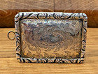 Antique English Hallmarked Sterling Silver Vinaigrette Gilded Interior 1827
