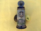 Beer Stein  United States Naval Academy   With Lid   10 3 4 Inches High
