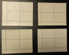 Aden - Qu aiti 1949 Kgvi Upu Complete Set Mnh Blocks Sc  16-19  Sg  16-19 Plate1