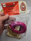 Walco Panorama Choir Shadowbox Satin Vtg Sequin Bead Christmas Ornament Kit