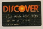 Vintage Discover Credit Charge Card With Cardmember Handbook Expired 1992