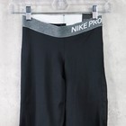 Nike Girls Youth Pro Girls Sz Med Dri-fit Warm Training Tights Black 939006-010