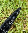 Obsidian Black Arrowhead Ancient Point Translucent Native Authentic Arrowhead