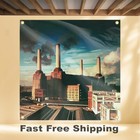 Pink Floyd Animals 4 x4  Banner Album Cover Art Fabric Poster Flag Tapestry