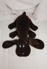 Vtg 1985 Tonka Pound Puppies Pp Large Chocolate Brown Stuffed Dog Plush  18 