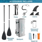 Inflatable Stand Up Paddle Board Sup Board With Accessories Non Slip Deck