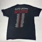 Keith Urban Escape Together 2009 World Tour T Shirt Mens Xl Black Graphic Tee