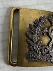 Vintage Royal British Military Belt Buckle Officers Edward Vii