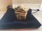 Vtg Estee Lauder Pleasures Holiday 2009 Glimmering Take-out Solid Perfume Compac