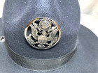 Vintage Stratton Hat State Trooper Sheriff Self Forming Usa  6 7 8  