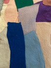 Vintage Crazy Quilt Small Felt Knotted
