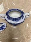Antique Touraine Flow Blue Sugar Bowl R N 38 98