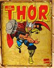 Mighty Thor Retro Tin Sign Poster Metal Wall Decor Marvel Comic Superheroes 1739