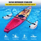 Vevor Kayak Stabilizer Inflatable Canoe Outrigger Pvc Pontoon Fishing Float Tube