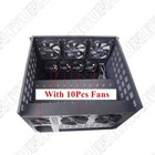 For 6gpu Open Air Mining Miner Frame Rig Coin Graphics Case W  10 Fan