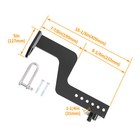 Black For Hemi Engine Lifting Fixture Bar Set Powder Coated Steel W hardware