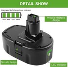 Pack 18v For Dewalt 18 Volt Dc9096 Dc9098 Li-ion Battery Dc9099 Replacement 6ah