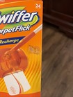 Swiffer Carpet Flick Refills In Orange Box Cleaning Cartridges 19 Total Open Box