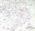 Wwii Map 70 Reduction Of Ruhr Pocket Advance Elbe River Holland Belgium Germany
