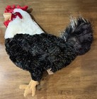 Folkmanis Rooster Hand Puppet - Plush Bird Puppet  Realistic Farm Animal Toy